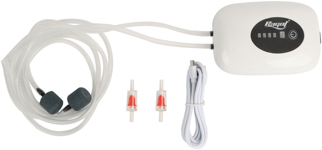 Ragot Power Bank Air Pump mit 2 Anschlüssen