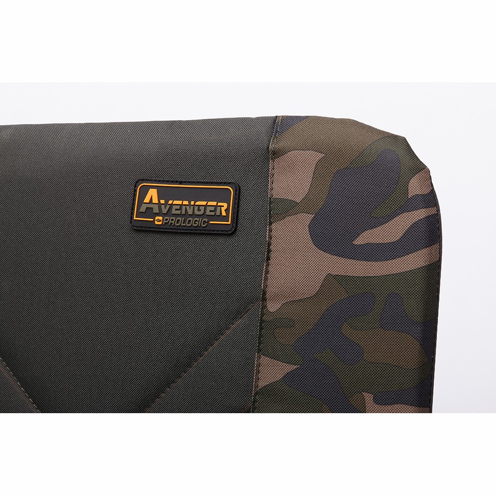 Prologic Avenger Camo Chair W/ARMRESTS & COVERS 140KG Prologic Avenger Camo Chair W/ARMRESTS & COVERS 140KG
