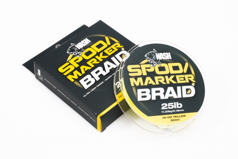 Nash Spod/Marker Braid Lo-Viz Green; 25 lb; 11,33 kg; 300 m