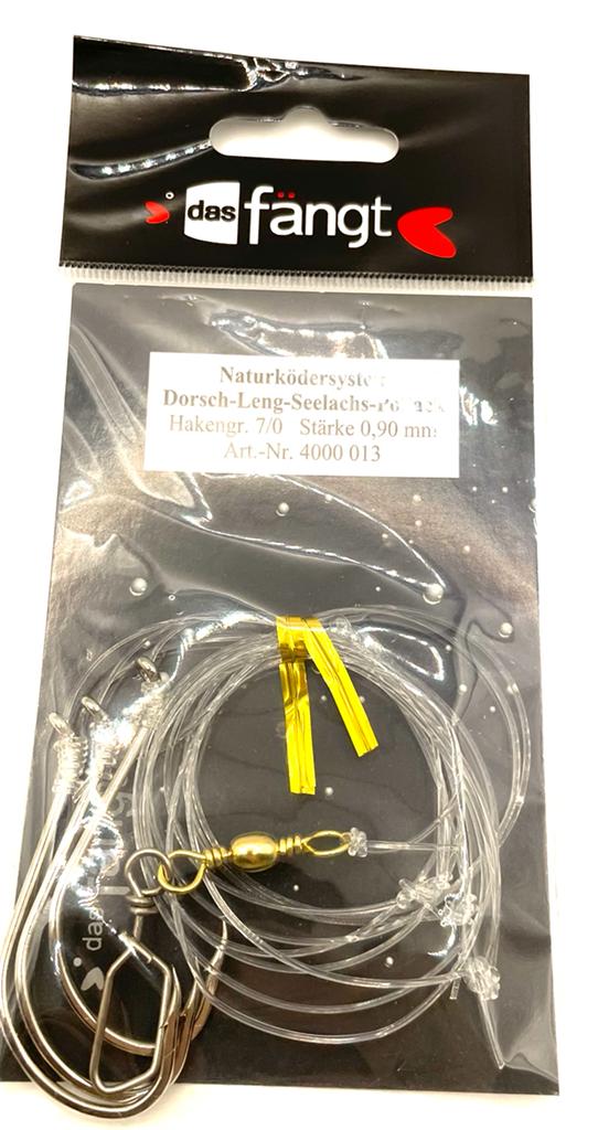 Das fängt Naturködersystem Dorsch-Leng-Seelachs -Pollack; Gr. 7/0; 0,90 mm