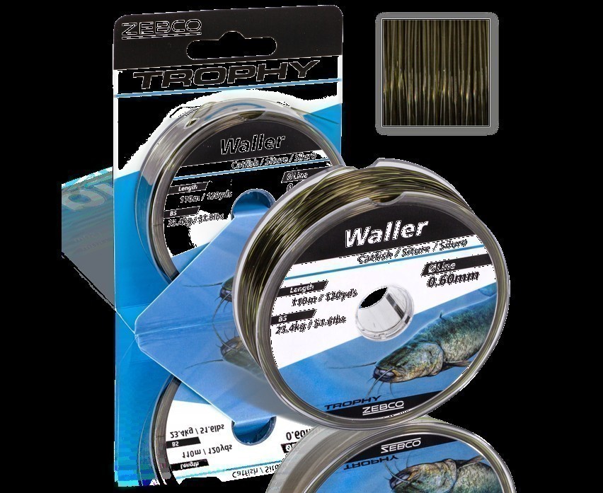 Zebco Trophy Zielfischschnur Waller 0,65 mm / 26,9 kg 100 m