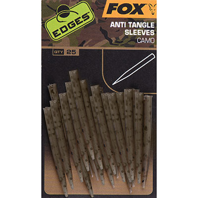 Fox Edges Camo Anti Tangle Sleeves; Qty. 25