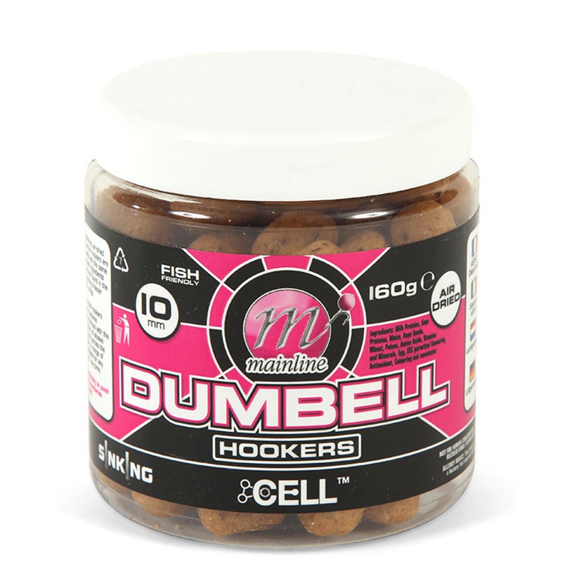 Mainline Dumbell Hokkers sinking; Cell; 10 mm