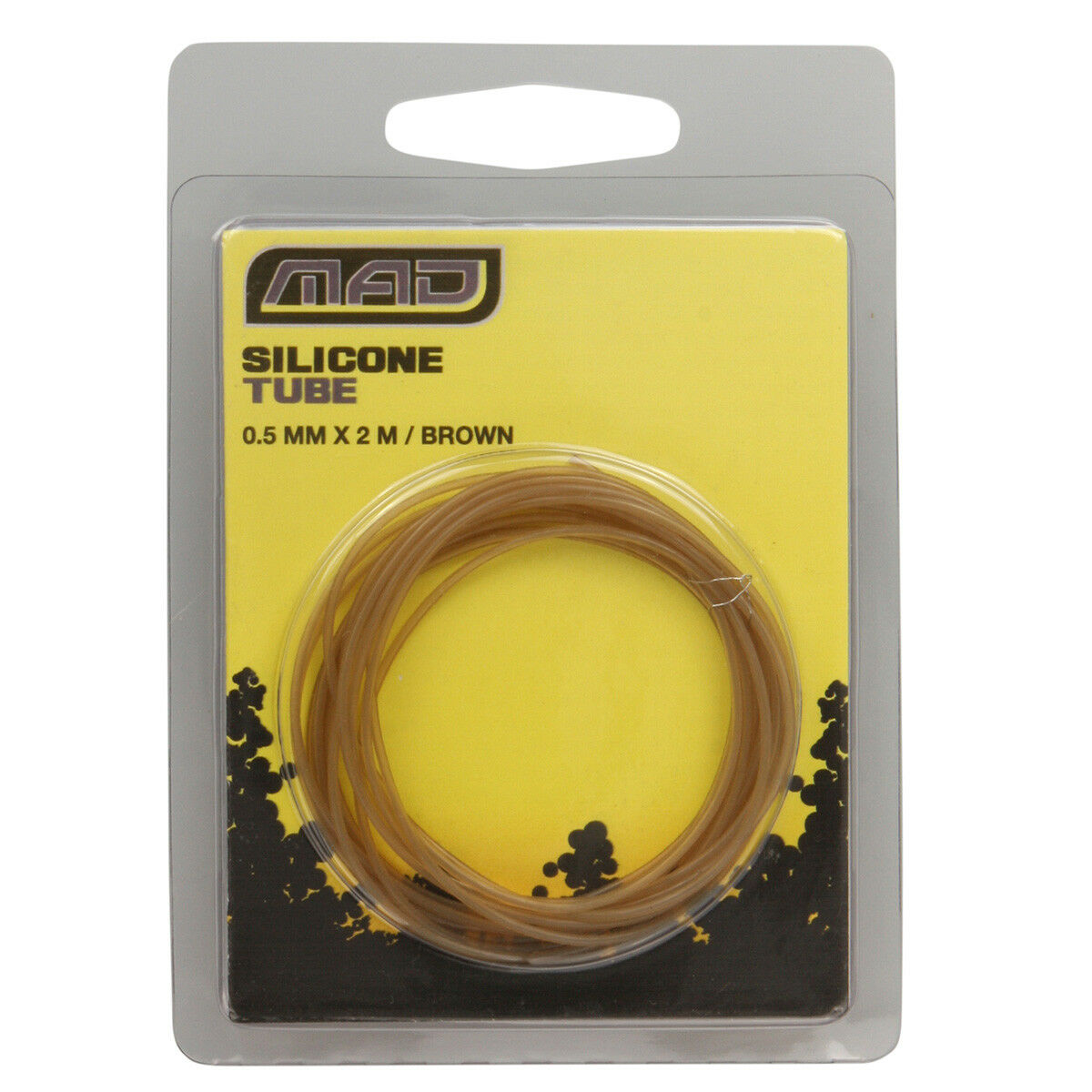 MAD Silicone Tube; 0,5 mm x 2 m; Brown