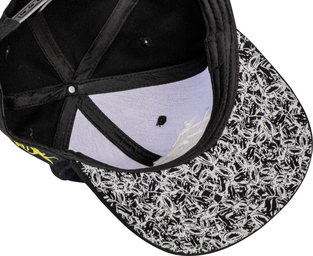 Black Cat Catfish Hunter Snapback II Schwarz
