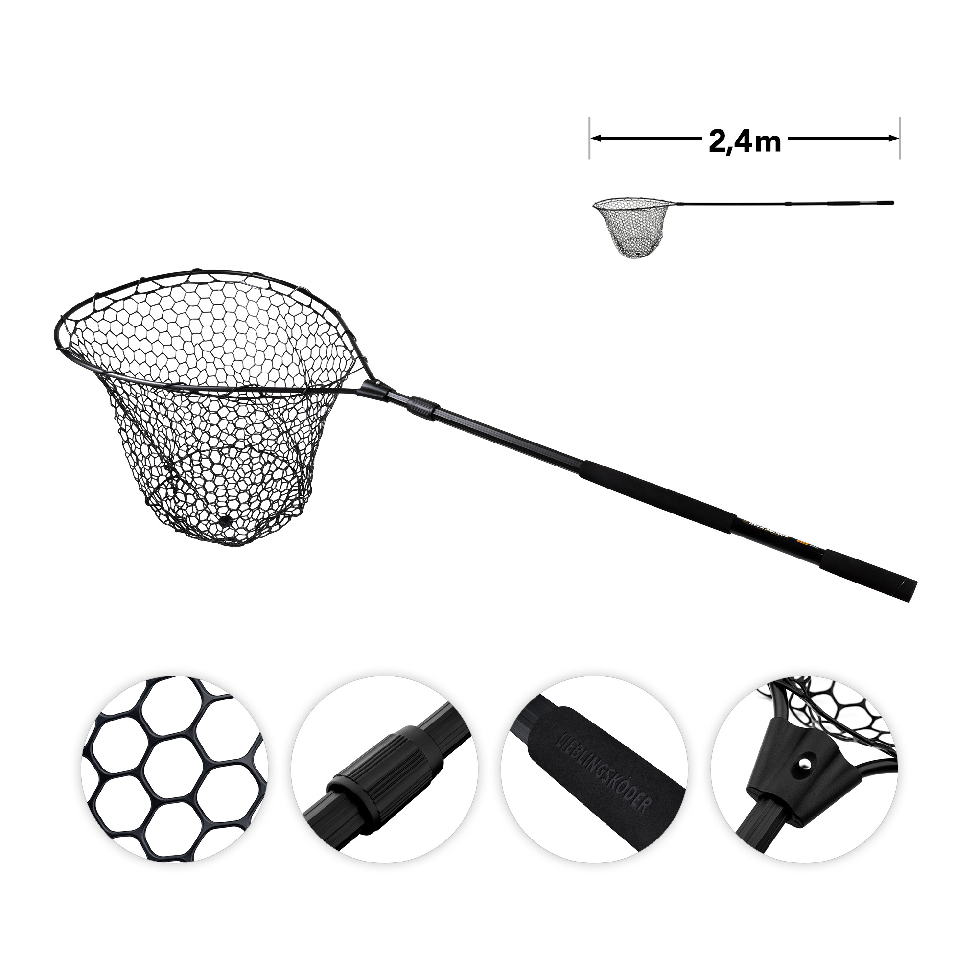 Lieblingsköder Zander-Kescher Ultraboost