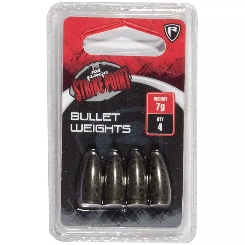 Fox Rage Strike Point Bullet Weights # 7 g / Qty. 4