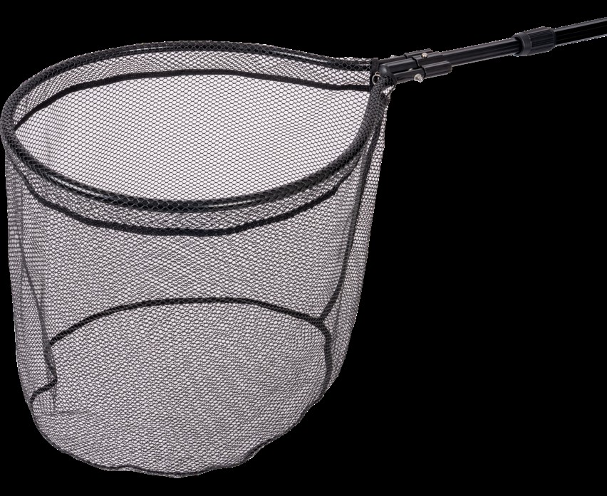 Zebco Fix Latex Tele Net L: 150 cm Kopf: 50 cm