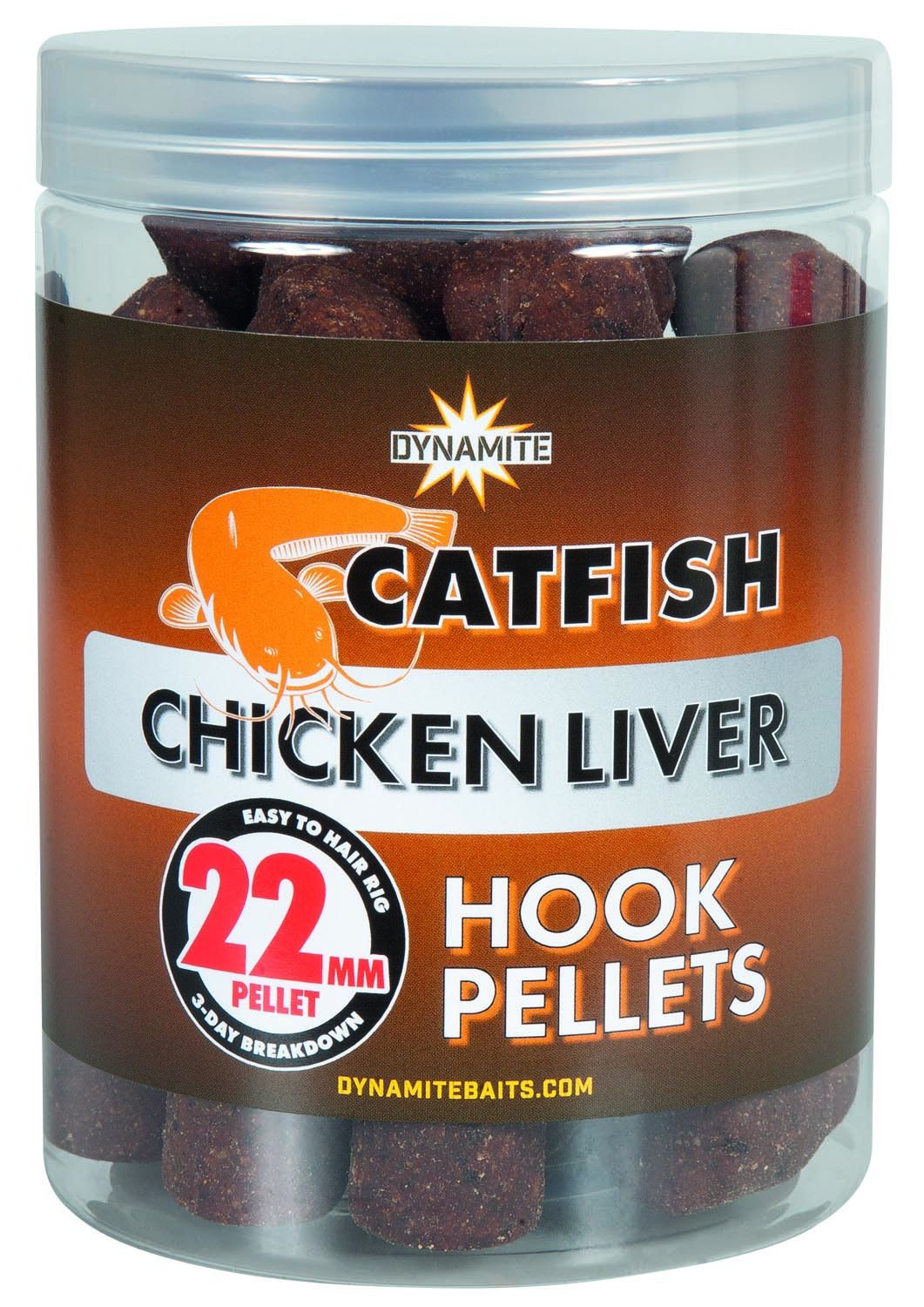 Dynamite Baits Chicken Liver Hook Pellets; 22 Mm; 600 Gr.