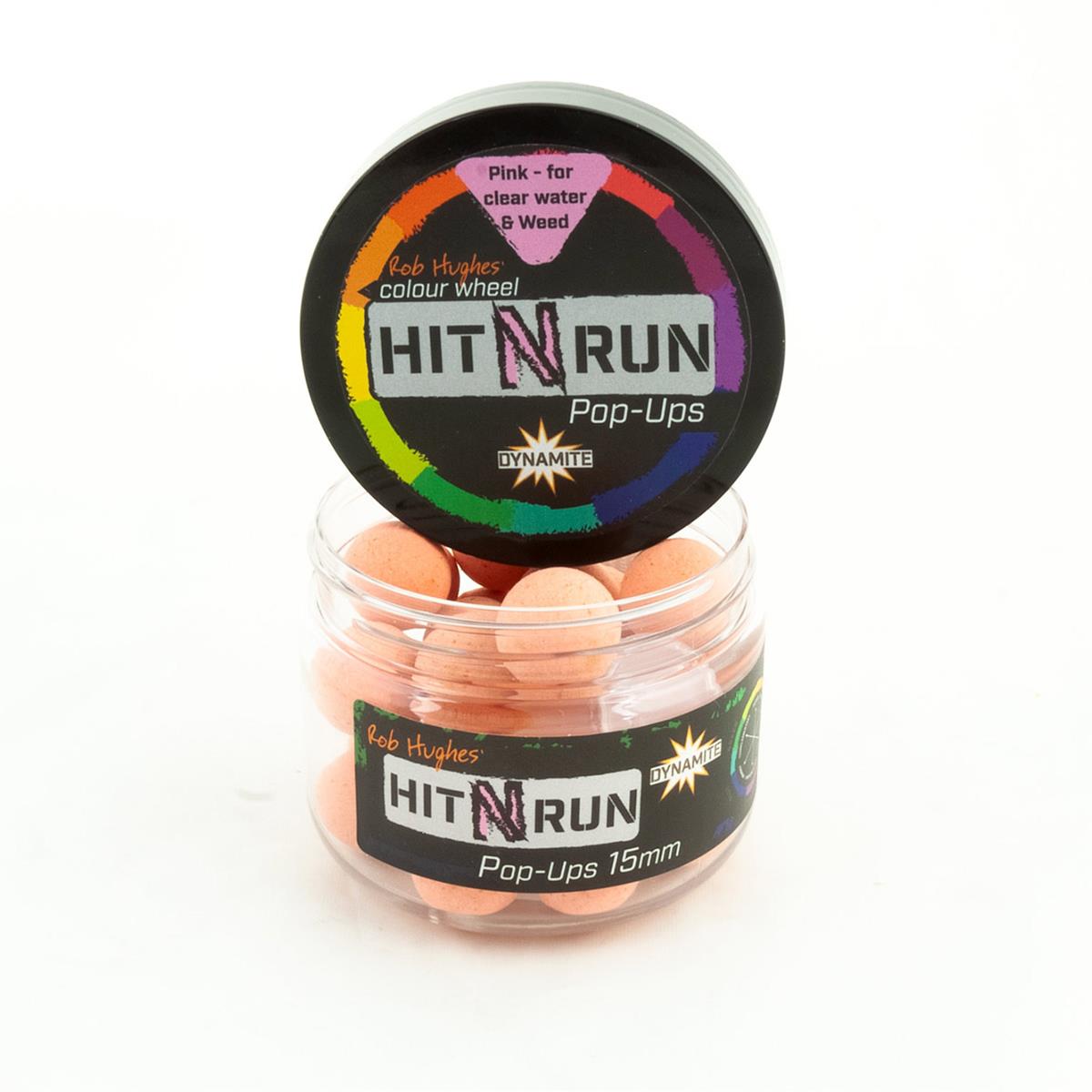 Dynamite Baits Hit'n Run Popups Pink 15 Mm Dynamite Baits Hit'n Run Popups Pink 15 Mm