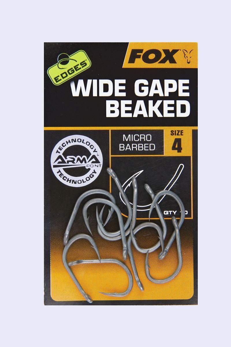 Fox Edges Armapoint Wide Gape Beaked Sz. 4; 10 Stück