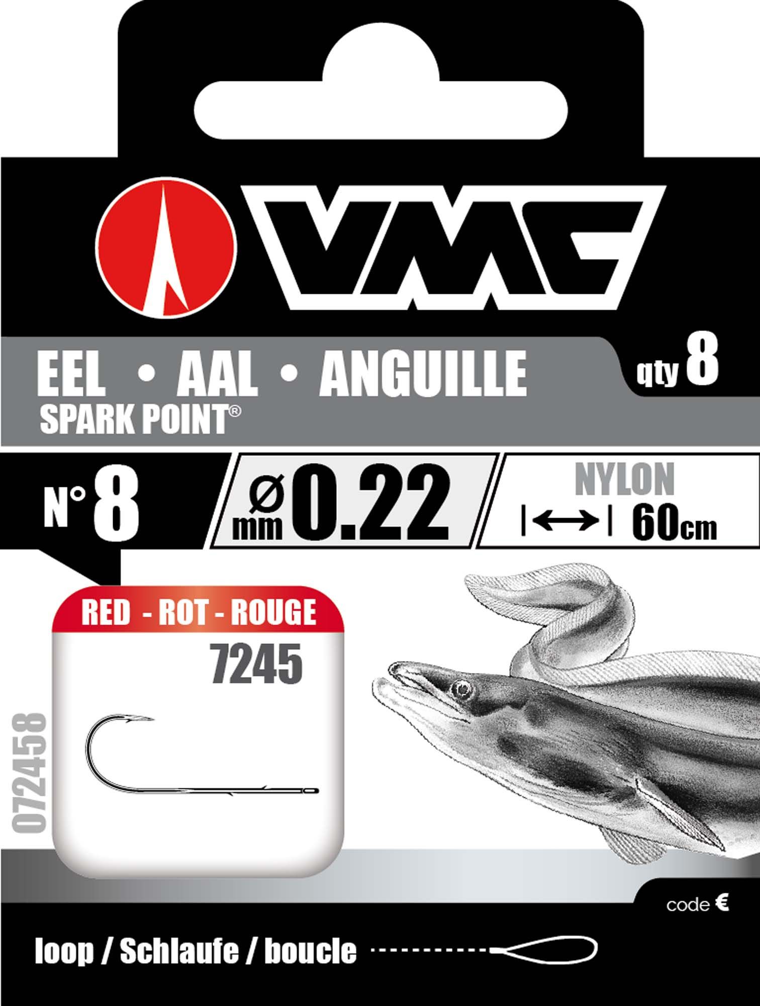 VMC Aal Spark Point Rot 60 cm # 2 / 0,30 mm VMC Aal Spark Point Rot 60 cm # 2 / 0,30 mm