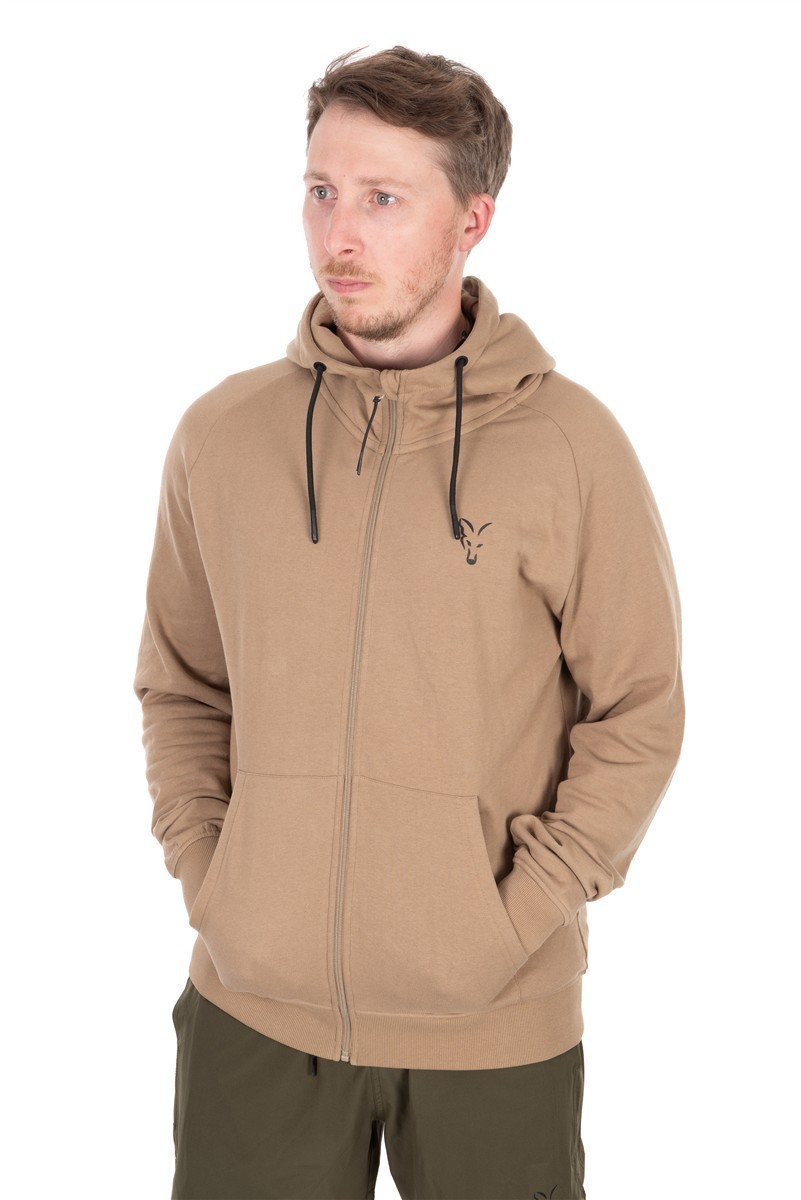 Fox Collection LW Zip Hoody - Tan Ltd Fox Collection LW Zip Hoody - Tan Ltd 3XL