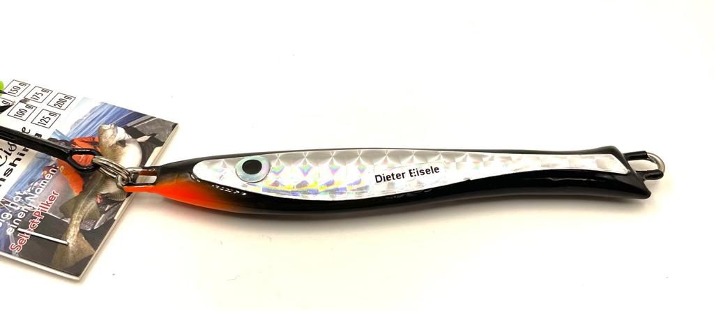 Eisele Pilker; 100 g; Schwarz/ Silber