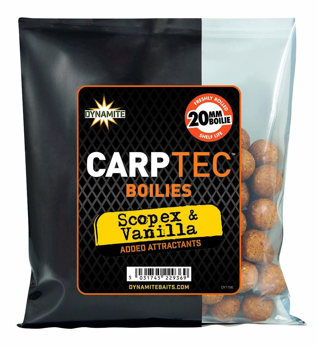 Dynamite Baits Carptec Boilies 300 gr. Scopex & Vanilla 15 mm