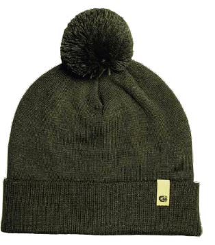 RidgeMonkey Dropback Bobble Hat Green