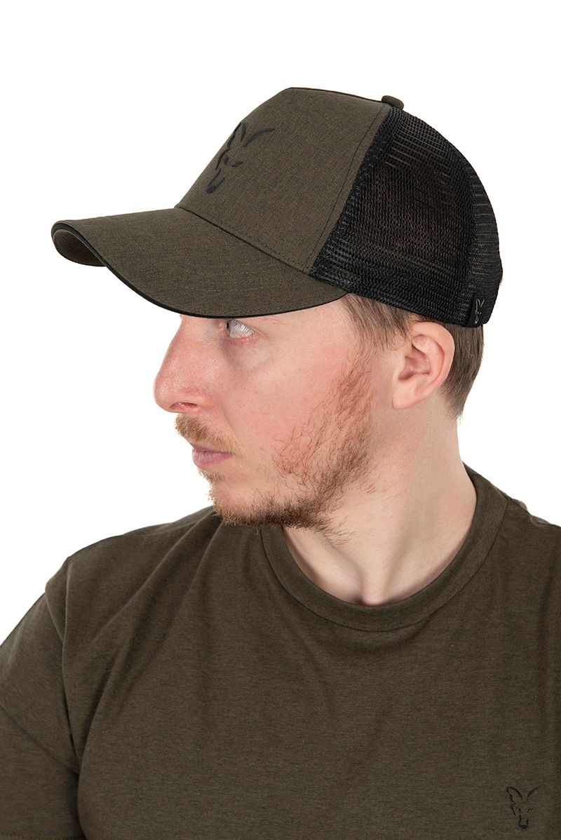 FOX COLLECTION TRUCKER CAP GREEN & BLACK