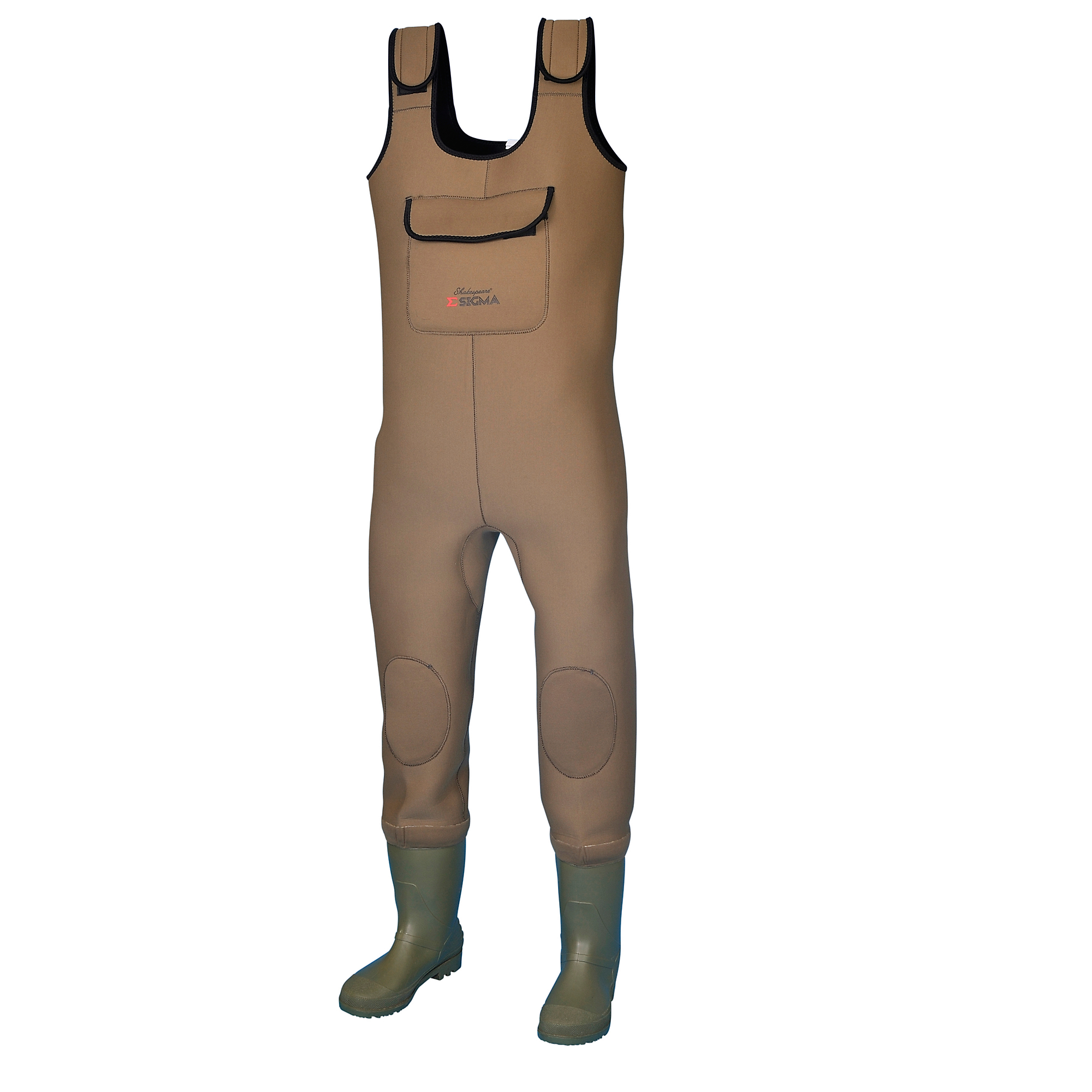 Shakespeare Sigma Neoprene Chest Waders; Gr. 44; 4mm Neopren (Profilsohle)