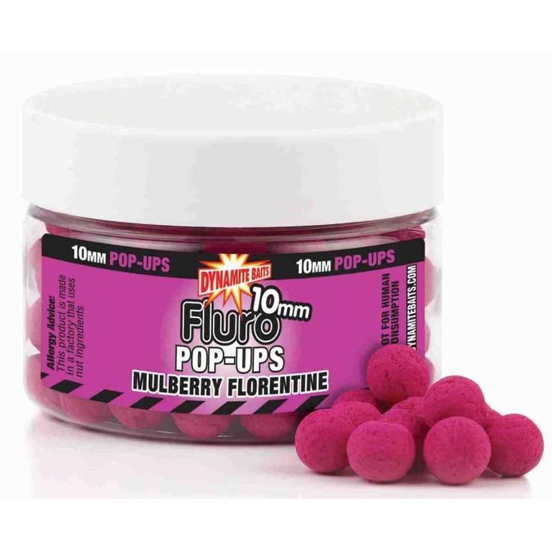 Dynamite Baits Pop-Ups & Dumbles Mulberry Florentine; 10 Mm