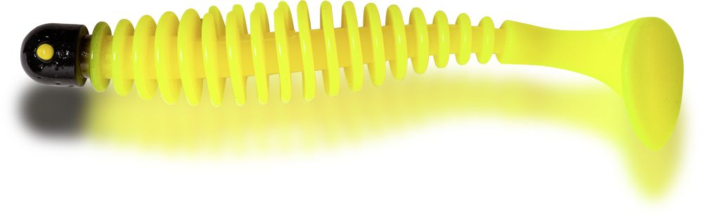 Black Cat Cat Shad Worm; Yellow Zombie; 17 cm; 25 gr.