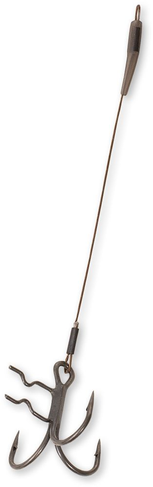 QUANTUM Q-STINGER; CAMO STEEL 28 Kg; Sz. 1/0; L: 12 cm; 2 STÜCK