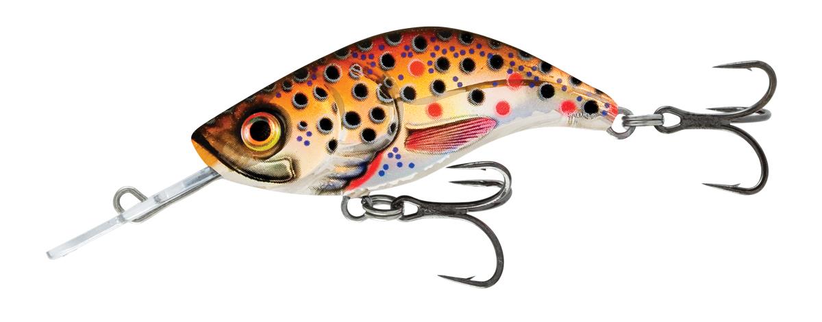 Brown Holo Trout 4cm Sinking