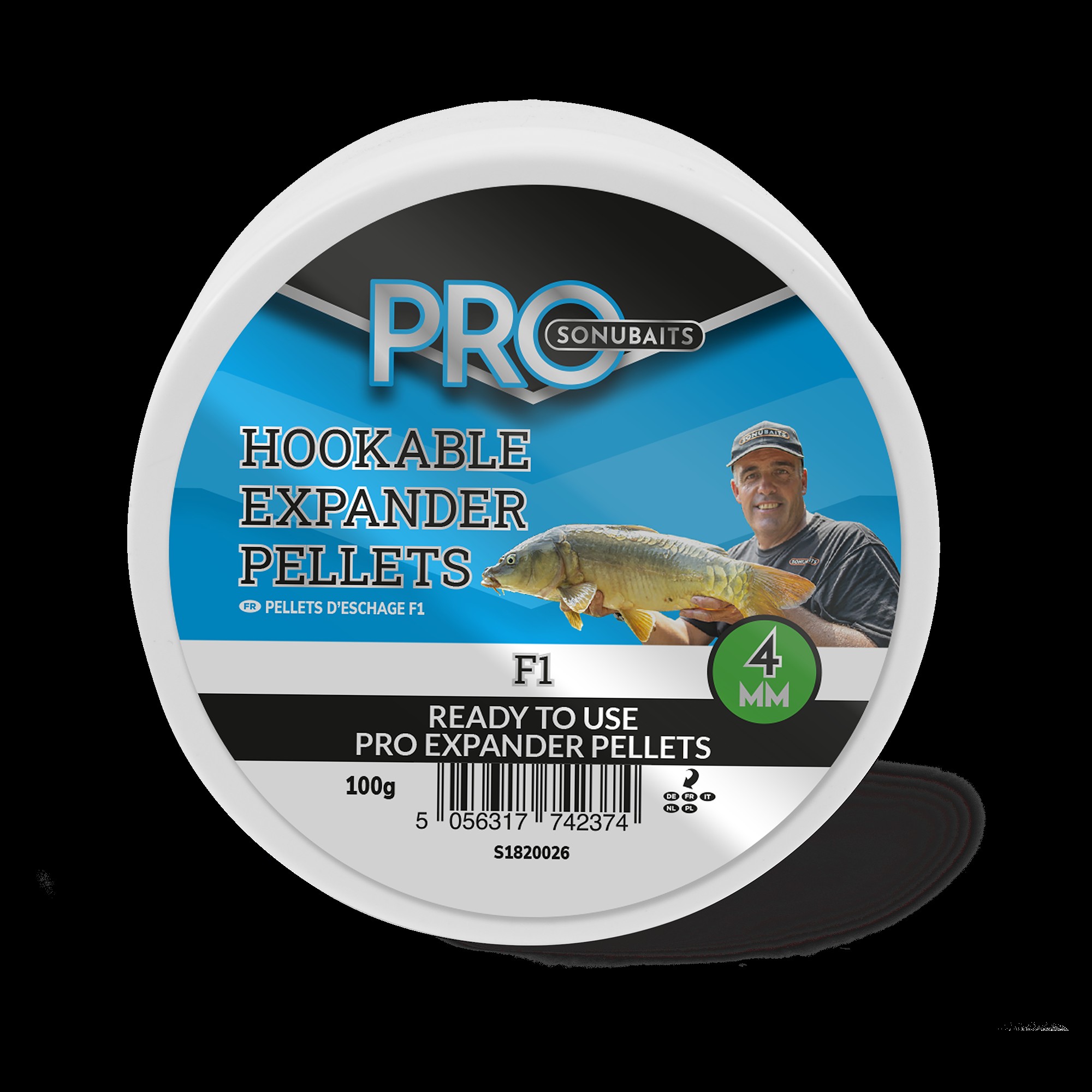 Sonubaits Pro Hookable Expander Pellets 100 g F1 # 4 mm