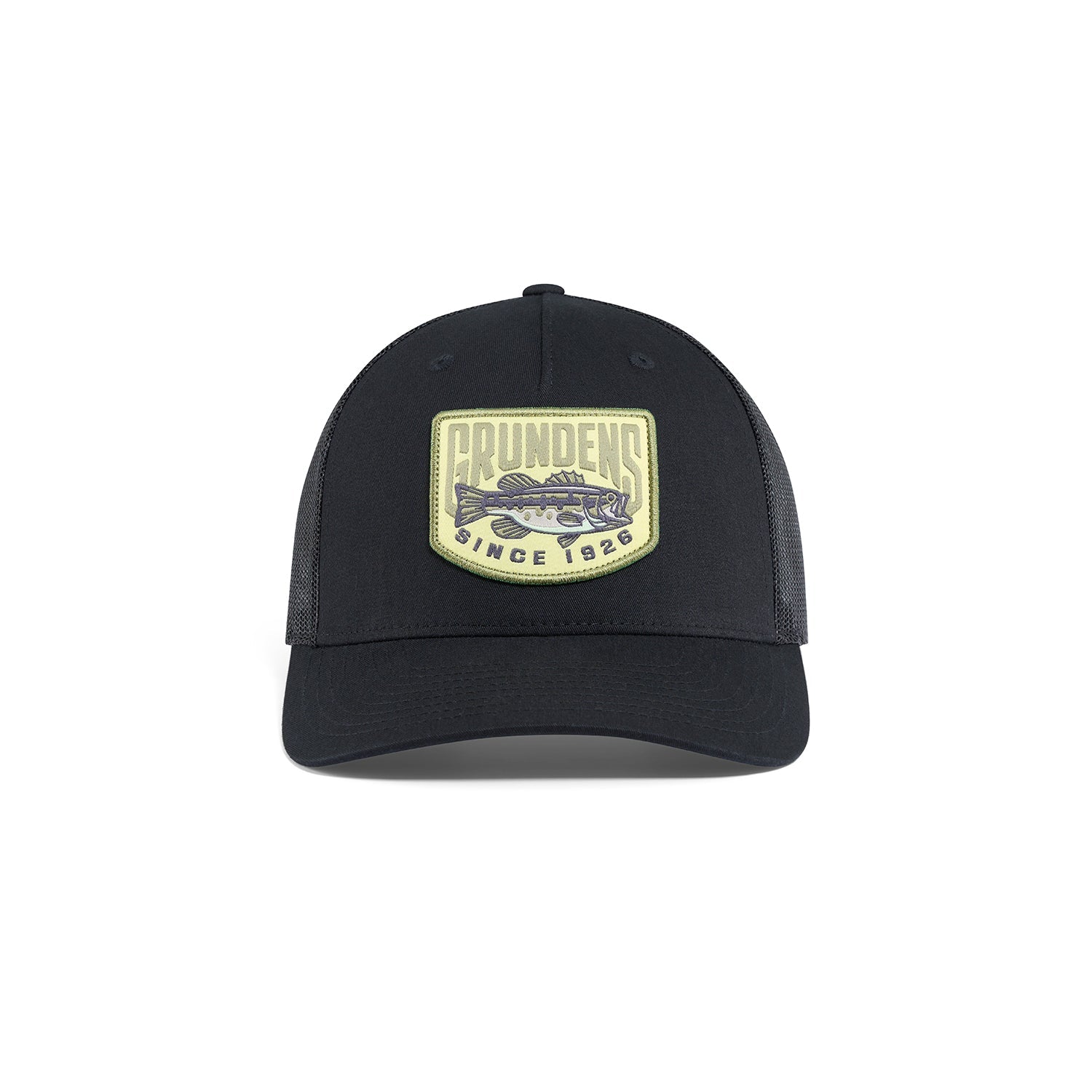 Kopie von Grundens Bass Patch Trucker Cap Black #1