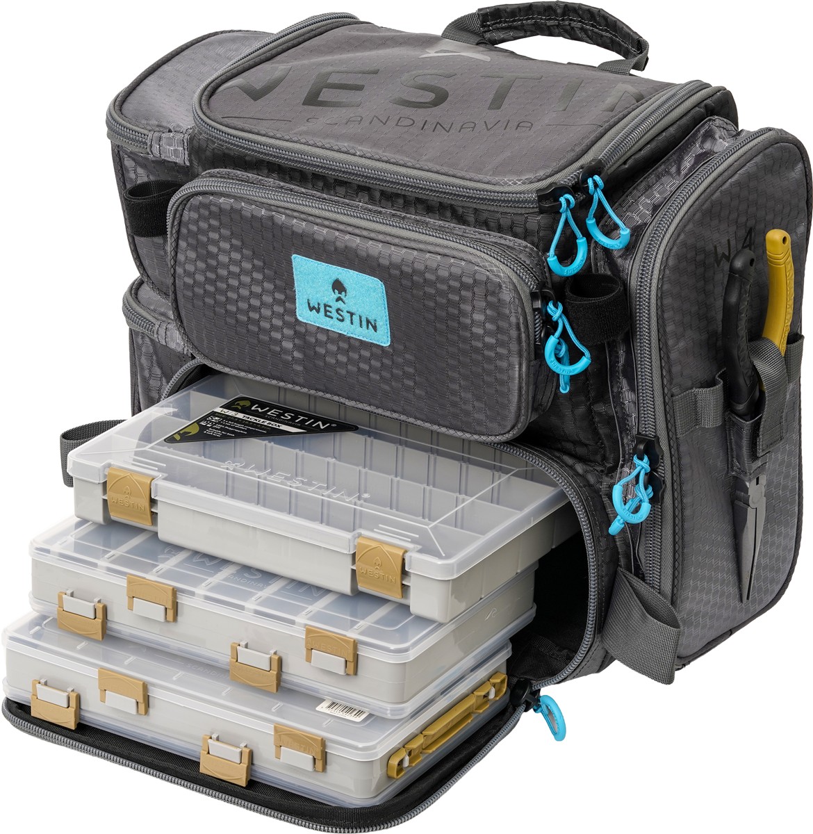 Westin W4 HD Rucksack 3 Boxen L Titanium Grey