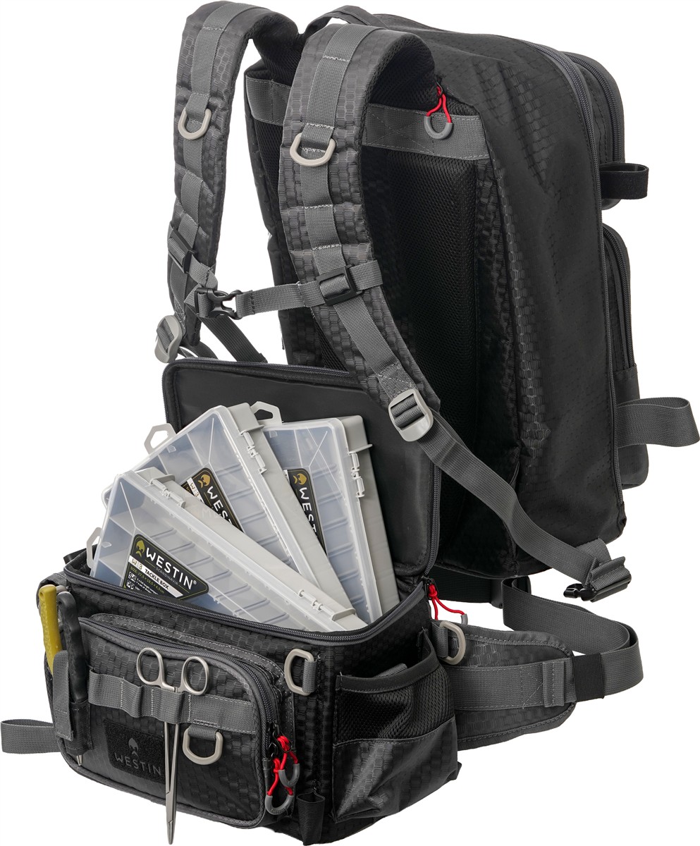 Westin W4 3in1 Master Backpack 3 Boxen XL Titanium Black
