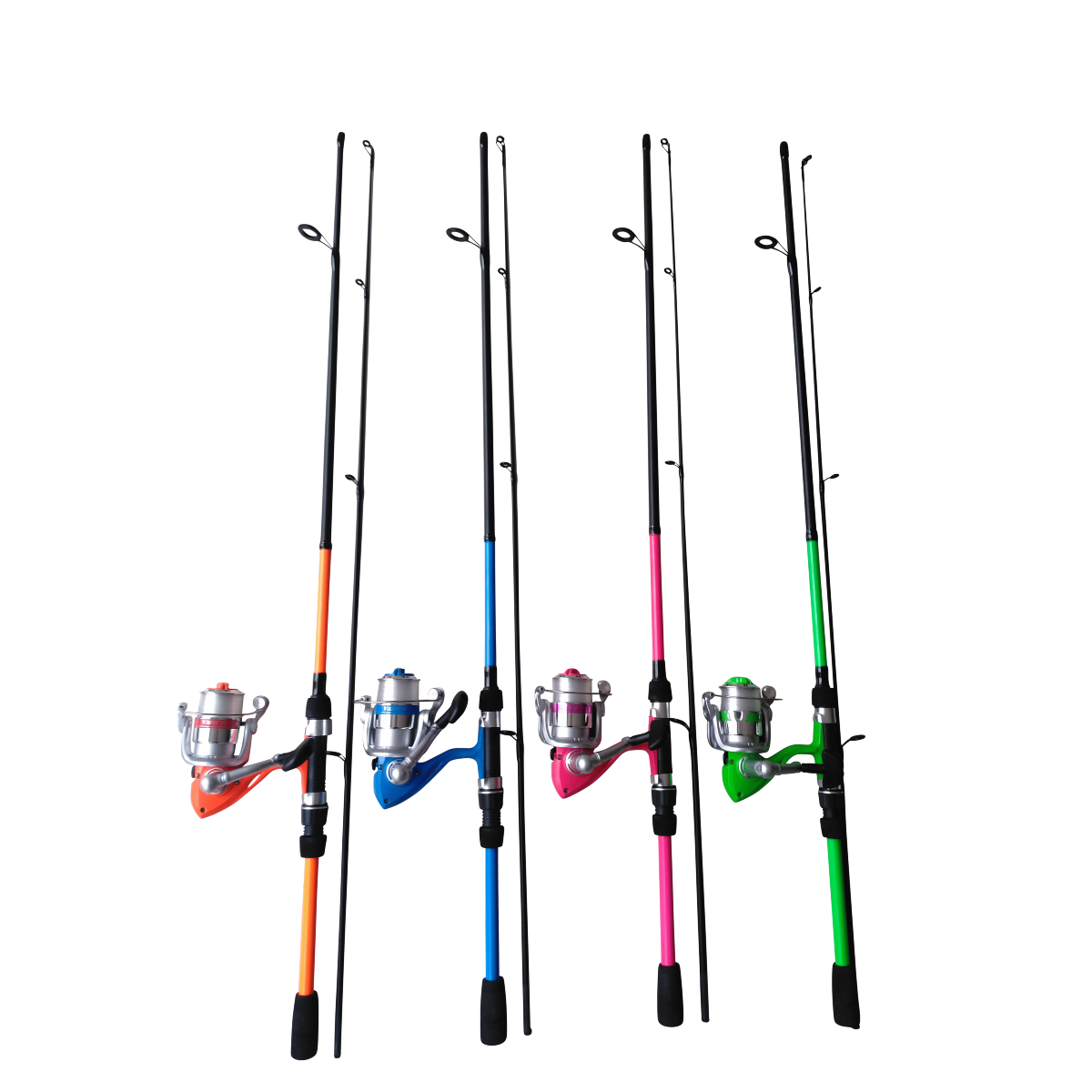 DAM VIBE COMBO 6' 180CM 5-20G 2SEC 30FD 1BB 0.25MM 4 COLORS Orange