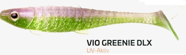 Zeck UBS Baby Rippler Vio Greenie DLX 10 cm / 6,8 g / 4 Pcs
