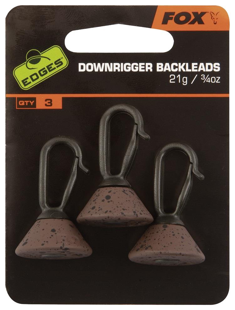 Fox Edges Downrigger Backleads 21 g; Qty: 3