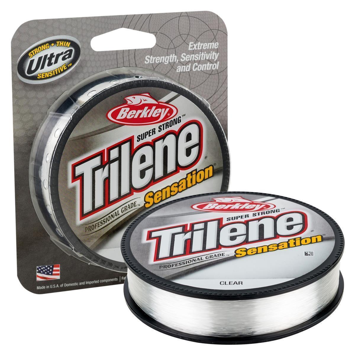 Berkley Trilene Sensation (clear); 300m; 0,42 mm; 15,5 Kg.