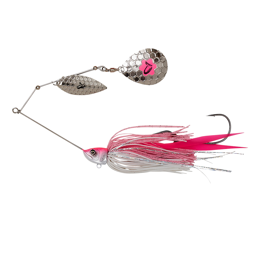 SAVAGE GEAR DA'BUSH SPINNERBAIT 14CM 21G SINKING PINK SILVER SAVAGE GEAR DA'BUSH SPINNERBAIT 14CM 21G SINKING PINK SILVER