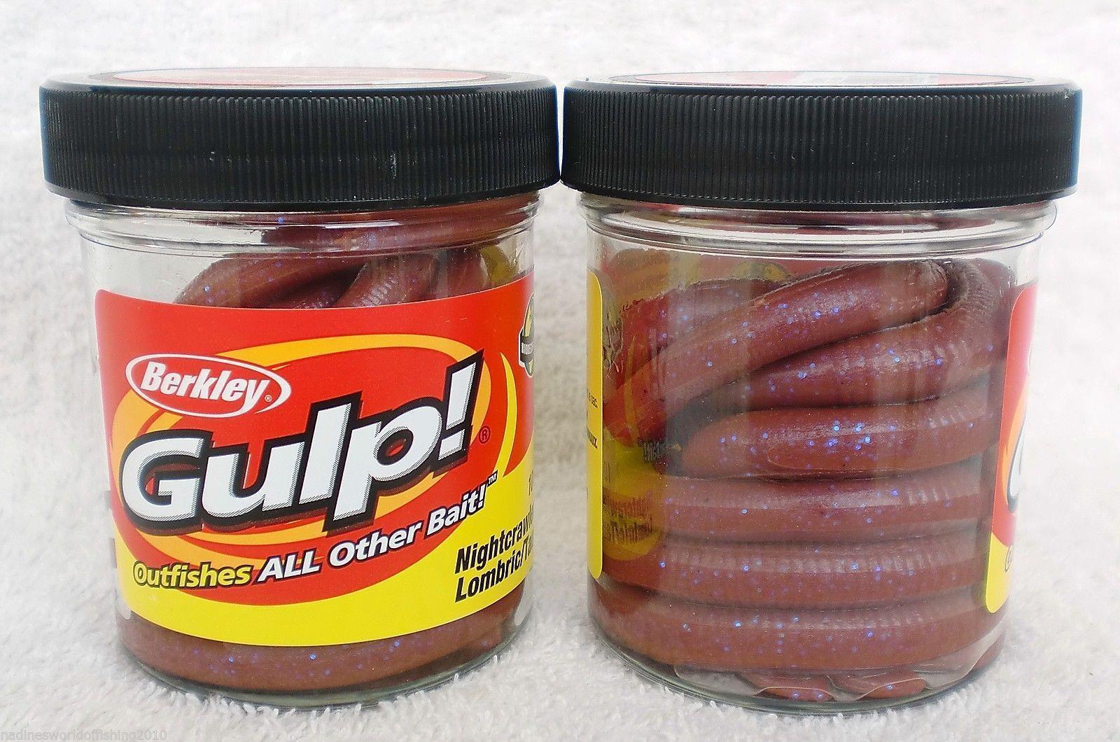 Berkley Gulp Nightcrawlers/Lombric/Tauwurm; Dark Brown Berkley Gulp Nightcrawlers/Lombric/Tauwurm; Dark Brown