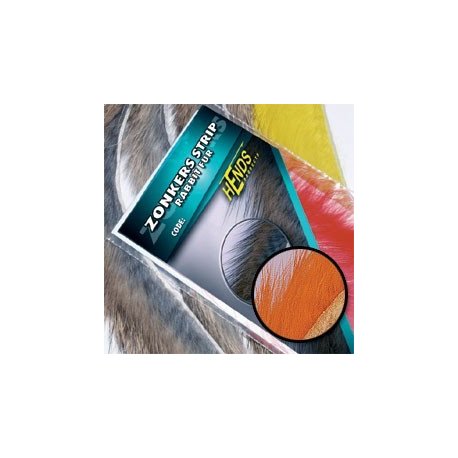 Zonker Strip Hase 4mm Orange Fluo