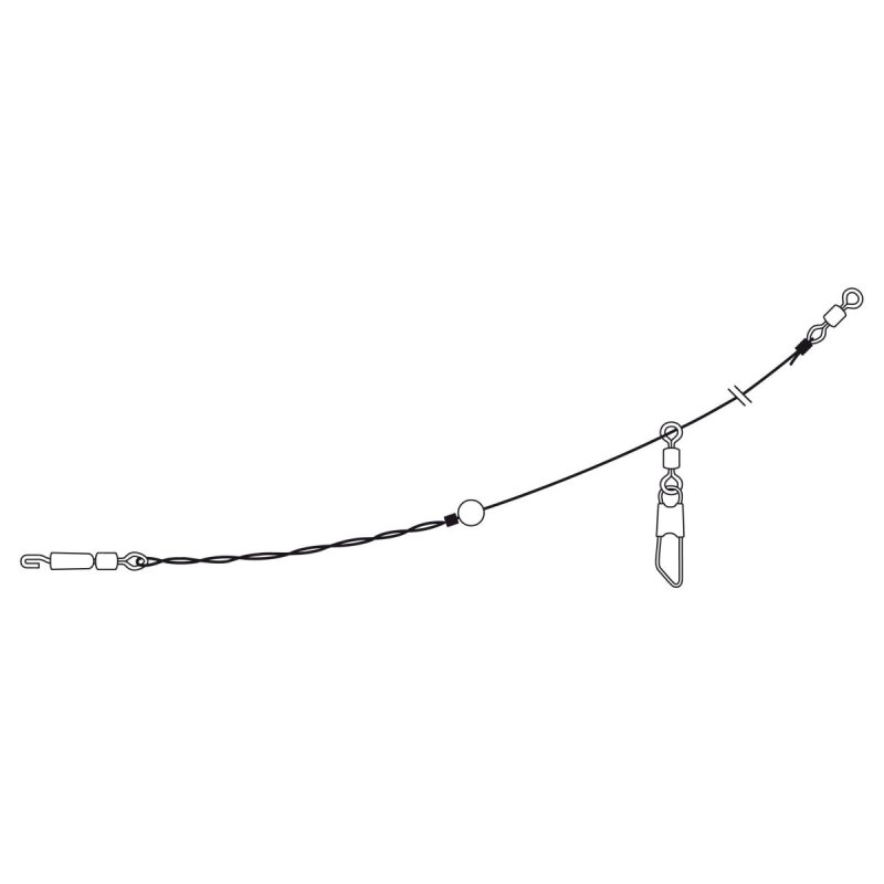 Cresta Ready To Use Feederlink Sliding; 0,3mm 35cm;  2 Stück.