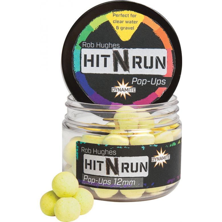 Dynamite Baits Hit'n Run Popups Yellow 12 Mm