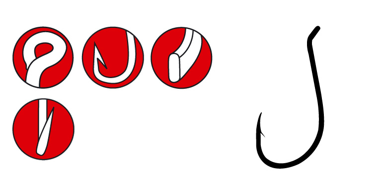 Gamakatsu Haken LS-5314N; Gr.1; 8 Stück