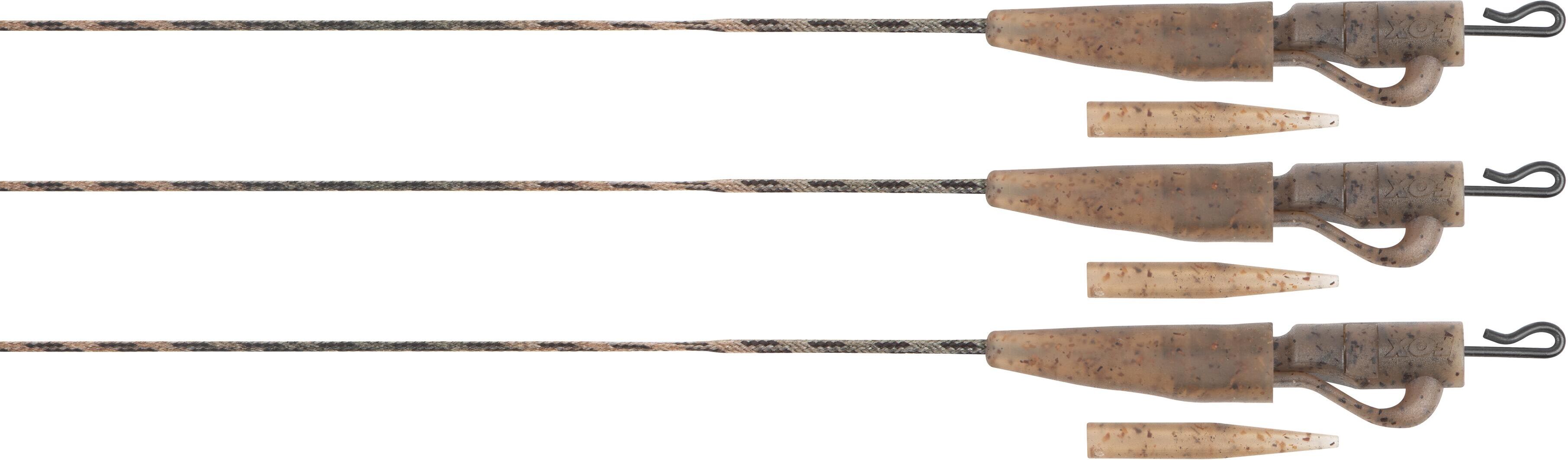 Fox Edges Naturals Submerge Lead Clip Leaders 40lb 3pcs