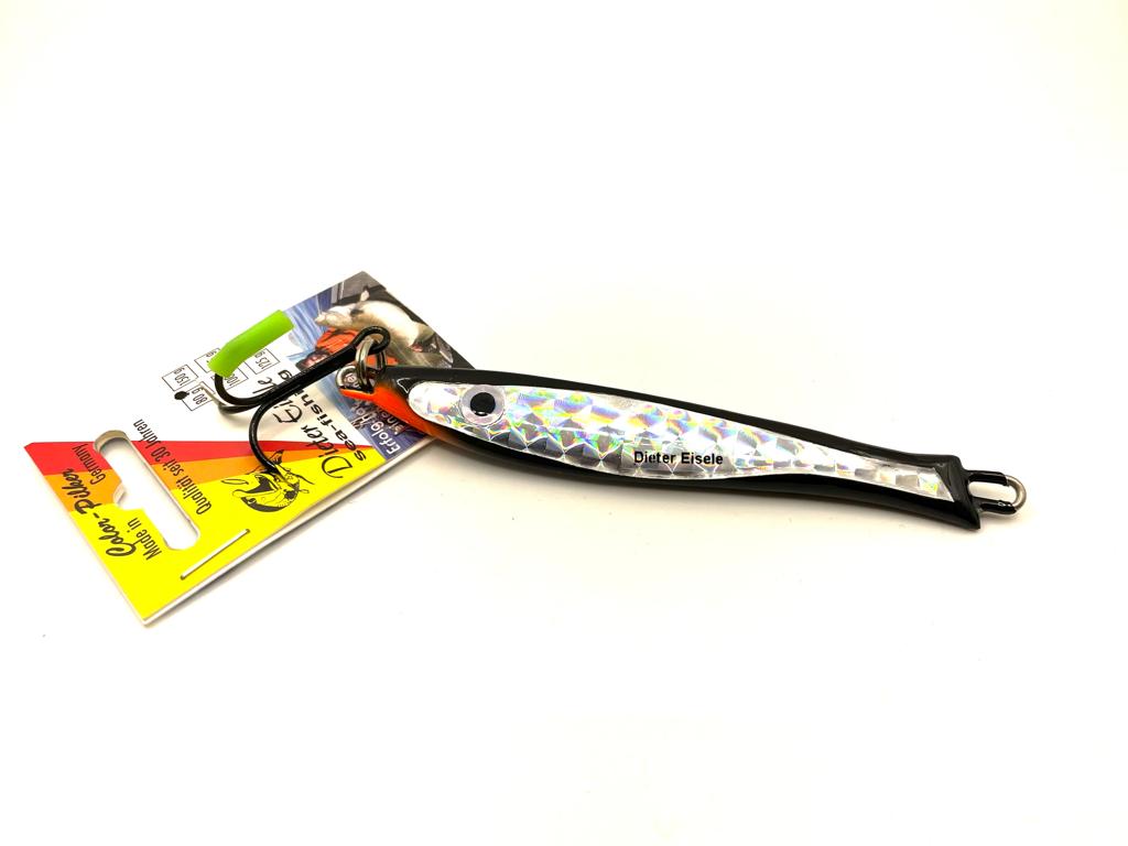 Eisele Reflex Pilker schwarz/silber 80 g