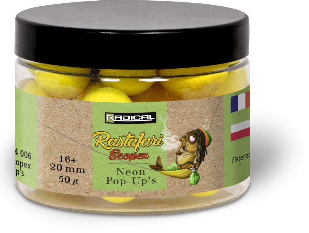 Radical Rastafarie Scopex Neon Pop Up´s; 16 & 20 mm; 50 g
