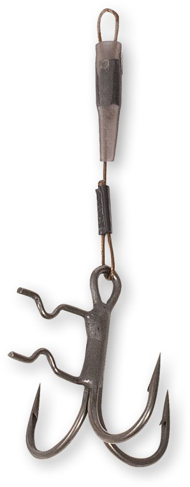 QUANTUM Q-STINGER; CAMO STEEL 28 Kg; Sz. 1/0; L: 8 cm; 2 STÜCK