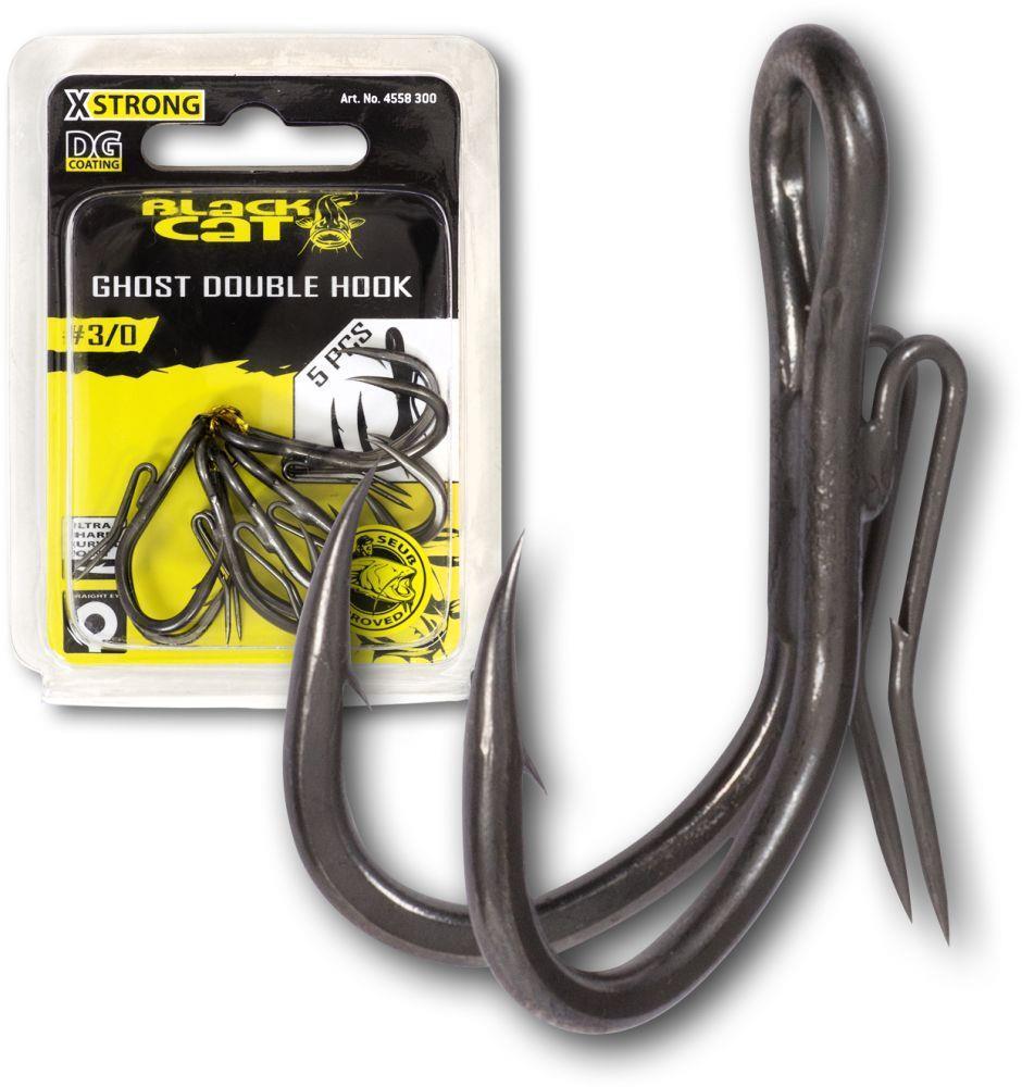 Black Cat Ghost Zwillingshaken DG; Gr. 6/0; Qty. 5
