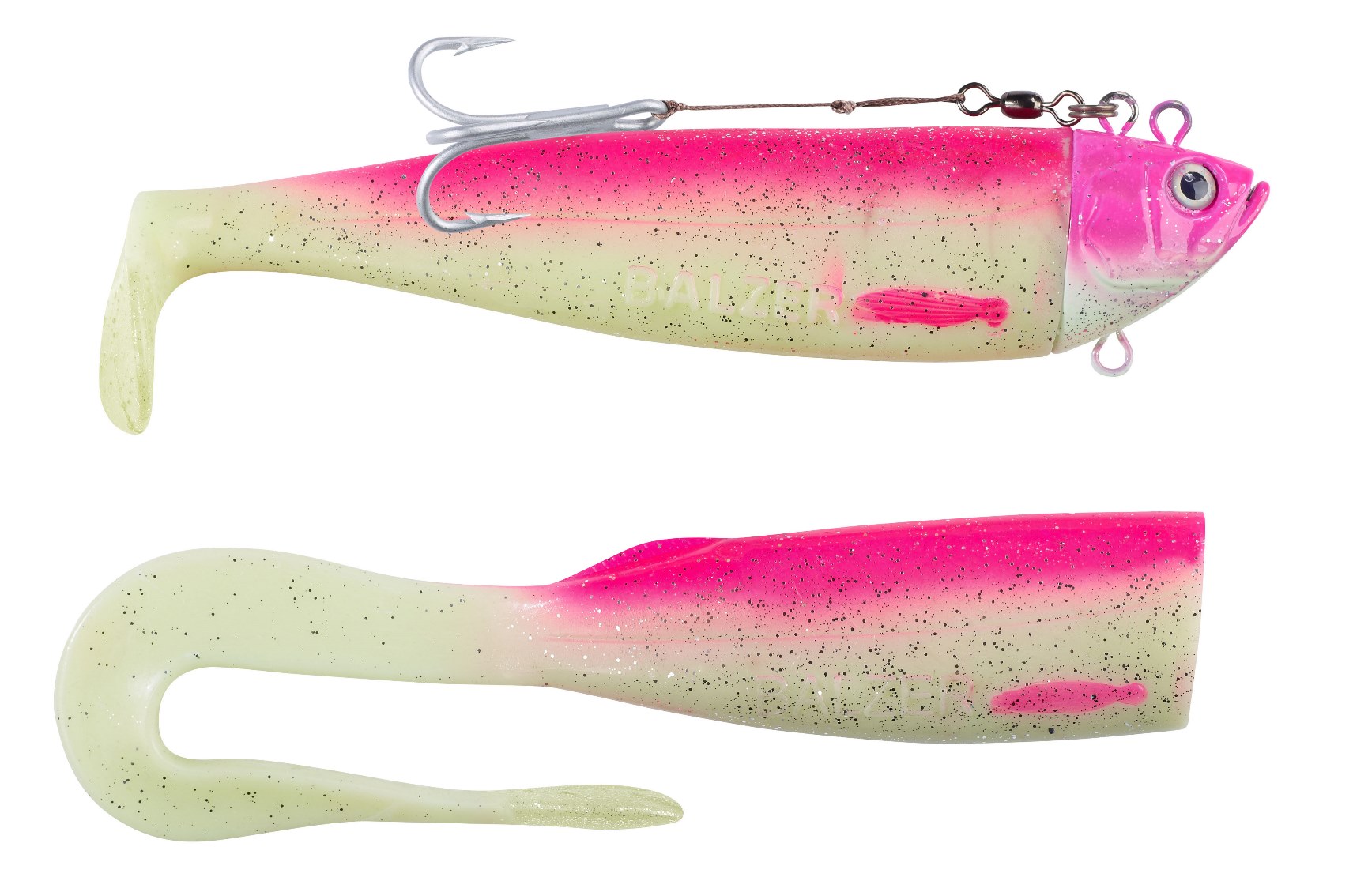 Balzer Adrenalin Arctic Shad 22 cm, 300 g, 4/0 Pink Lumin