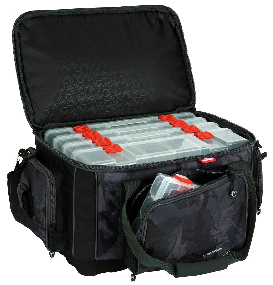 Fox Rage Voyager® Camo Carryall Large incl. Boxen