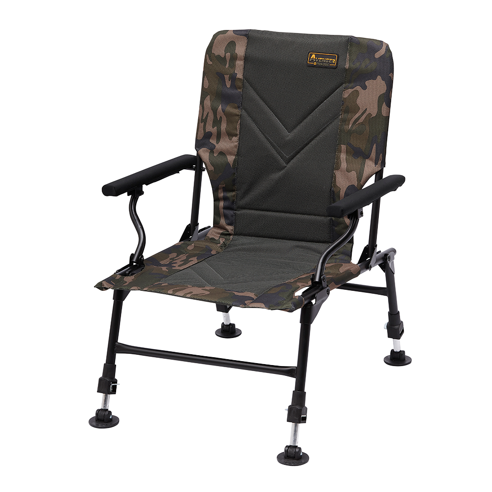 Prologic Avenger Camo Chair W/ARMRESTS & COVERS 140KG