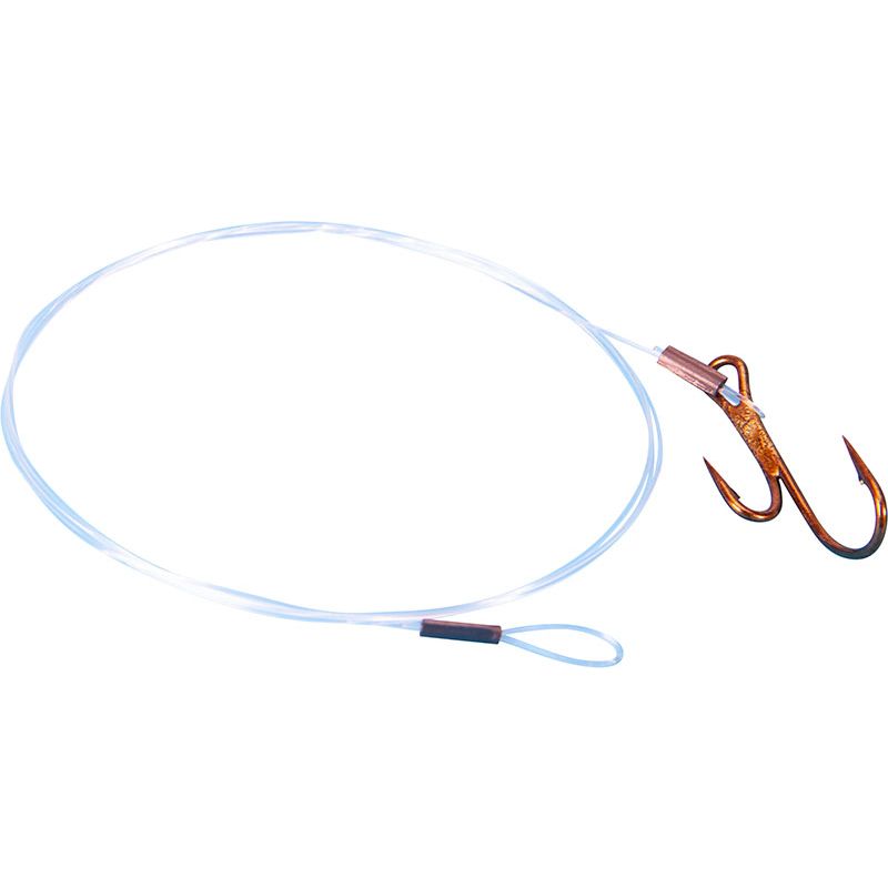 Sänger Fluorocarbonvorfach mit Ryderhaken; Sz. 1/0; 7,5 Kg.; 70 cm; 0,35 mm; Qty. 1