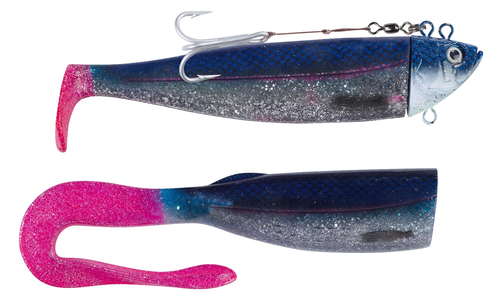 Balzer Adrenalin Arctic Shad 24 cm, 400 g, 5/0  Blue/Silver